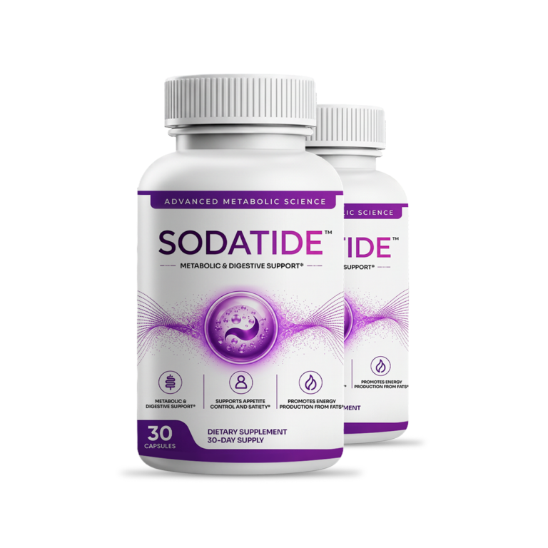 SodaTide supplement bottles