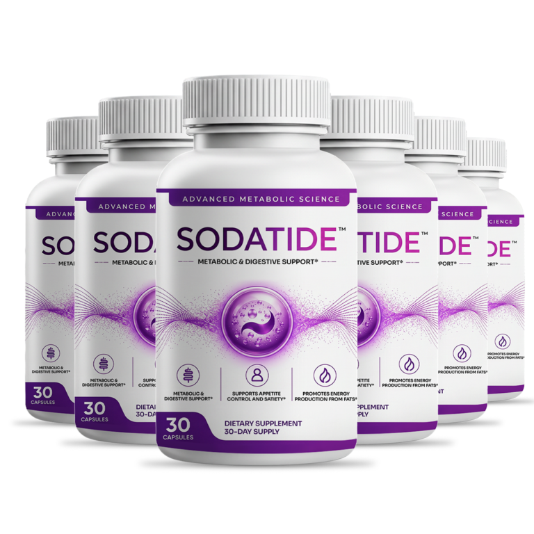SodaTide supplement bottles